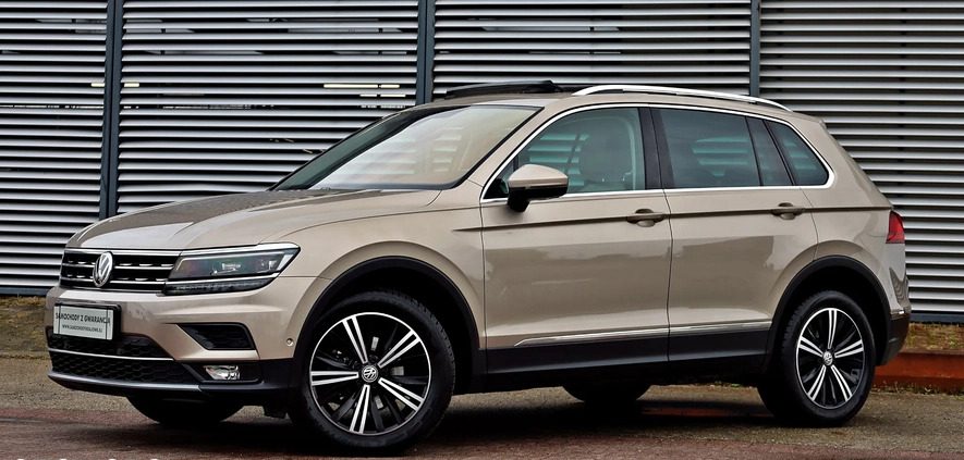 Volkswagen Tiguan cena 129900 przebieg: 54000, rok produkcji 2019 z Czarne małe 781